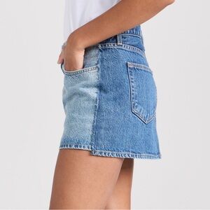 SLVRLAKE Light Blue Mini Skirt